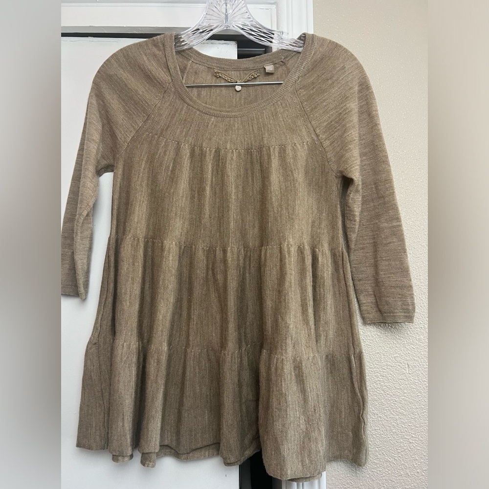 ANTHRO Knitted & Knotted Blouse